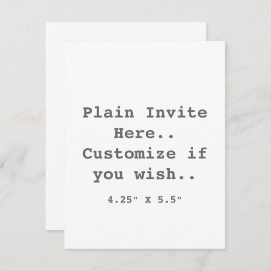 Invitation Invitation... (Devant / Derrière)