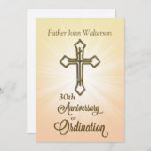 Invitation Invitation, 35e anniversaire de l'ordination (Devant / Derrière)