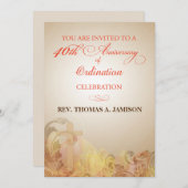 Invitation Invitation, 40e anniversaire de la Bénédiction d'O (Devant / Derrière)