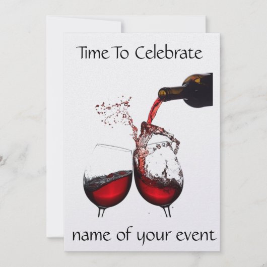 INVITATION ****INVITATION À UNE FÊTE ADULTE**** (Devant)