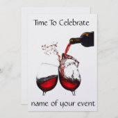 INVITATION ****INVITATION À UNE FÊTE ADULTE**** (Devant / Derrière)