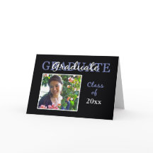 Invitation/Carte photo de la soirée de graduation 