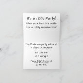 Invitation Invitation/carte "Retro Cassette" (Intérieur)