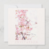 INVITATION INVITATION: CHERRY BLOSSOM BRANCHE (Devant)
