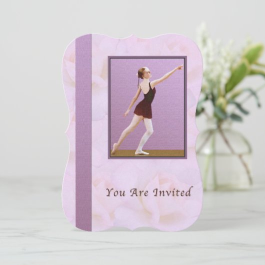 Invitation Invitation, considérant de danse, ballet (Debout devant)