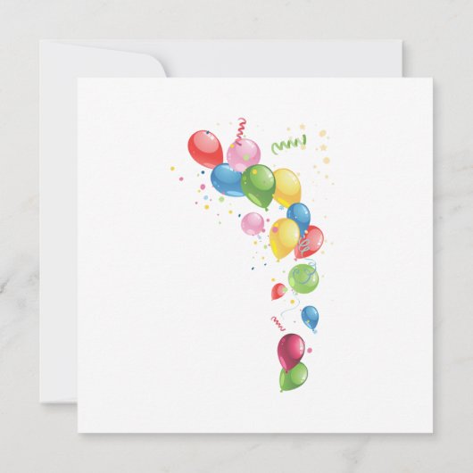 Invitation Invitation de 80e anniversaire (Dos)