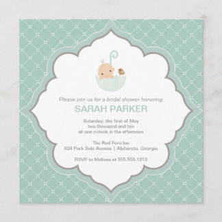 Invitation {invitation de baby shower de bébé minuscule}