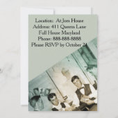 Invitation Invitation de jeu de poker 1890 (Dos)