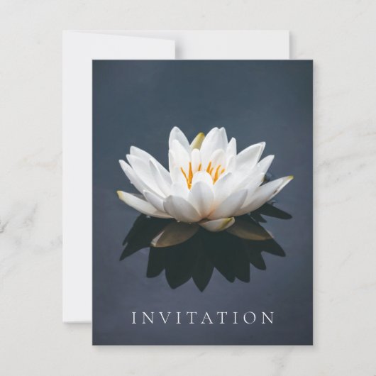 INVITATION INVITATION: DESIGNS LOTUS (Devant)