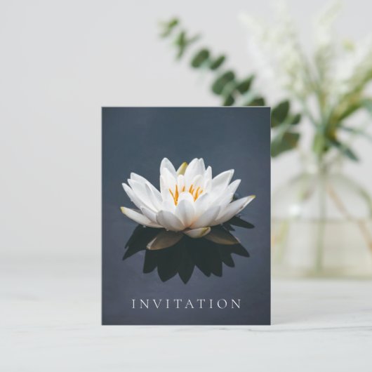 INVITATION INVITATION: DESIGNS LOTUS (Debout devant)