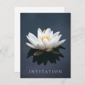 INVITATION INVITATION: DESIGNS LOTUS (Devant / Derrière)