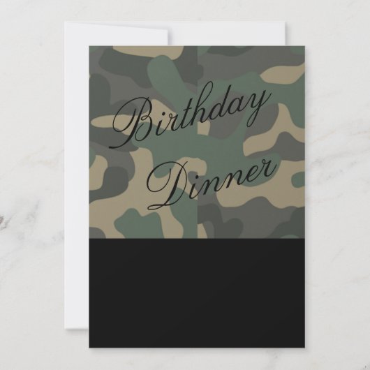 Invitation Invitation, Dîner, Fête, Nouveau bébé (Dos)