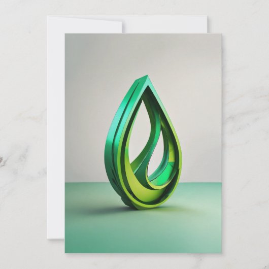 Invitation "Invitation du logo de la pile d'hydrogène vert fu (Devant)