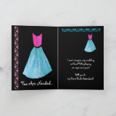Invitation Invitation du préposé PINK & BLUE Gown (Intérieur)