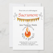 Invitation Invitation/faire-part de confirmation : Vibrant (Devant)