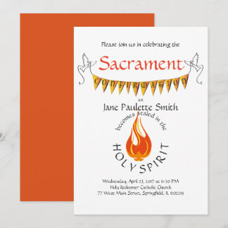 Invitation Invitation/faire-part de confirmation : Vibrant