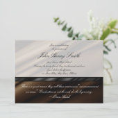 Invitation Invitation/Faire-part de graduation de la soie au  (Debout devant)