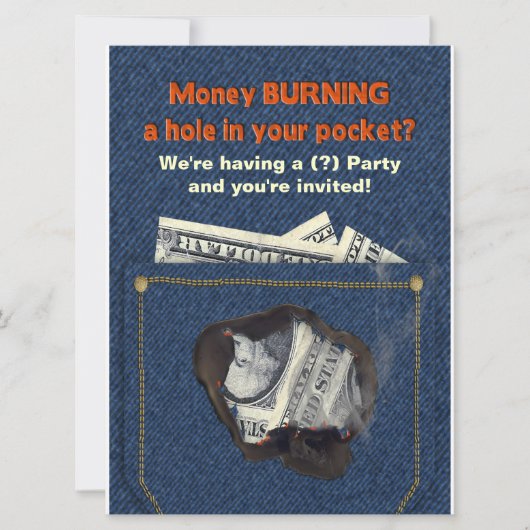 Invitation Invitation-Humour universel de partie de produit (Devant)