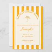Invitation/Itinéraire de l'enterrement de vie de j