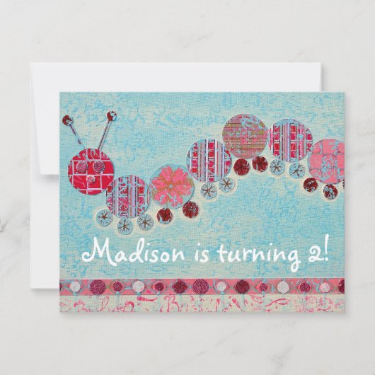 Invitation Invitation: La Caterpillar (Devant)