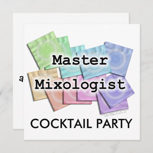 Invitation, invitation - MASTER MIXOLOGIST (Devant / Derrière)