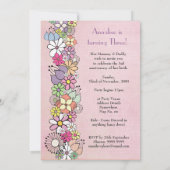 Invitation Invitation personnalisée pour les fille (Dos)