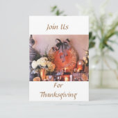INVITATION **INVITATION POUR UNE FÊTE OU UN DINER DE THANKSGI (Debout devant)
