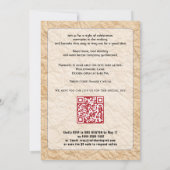 Invitation 🎓Invitation pour une soirée de remise de diplômes (Dos)