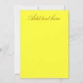 Invitation Invitation_Rose jaune (Dos)