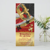 Invitation "Invitation style billet", "Sweet sixteen d'annive (Debout devant)