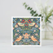 INVITATION INVITATION: WILLIAM MORRIS : STRAWBERRY THES (Debout devant)