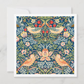 INVITATION INVITATION: WILLIAM MORRIS : STRAWBERRY THES (Devant)