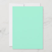 Invitation InvitationAnniversaire de mariage simpliste plage (Dos)