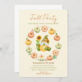 Invitation InvitationAutumn Vibes Fall party invitate (Devant / Derrière)