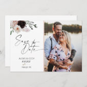 Invitation Invitations, Mariage, Mariée, Mariée Boho, Brouill (Devant / Derrière)