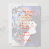 Invitation Invitations, martha mansfield, stock d'or métalliq (Dos)