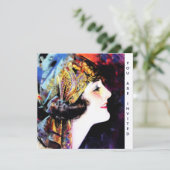 Invitation Invitations, martha mansfield, stock d'or métalliq (Debout devant)