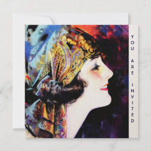 Invitation Invitations, martha mansfield, stock d'or métalliq