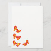 Invitation Invitations/Papillons (Dos)