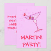 Invitation, Invitations - PINK MARTINI (Devant / Derrière)