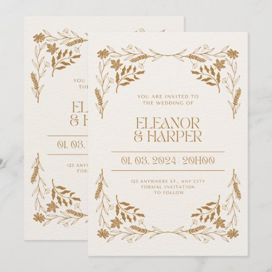 Invitation Invité à l'élargissement (Devant / Derrière)