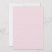 Invitation Invite rose de princesse Bowed (Dos)