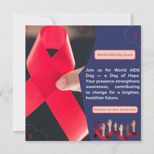 Invitation Inviter au changement : Aidez à lutter contre le S (Devant)
