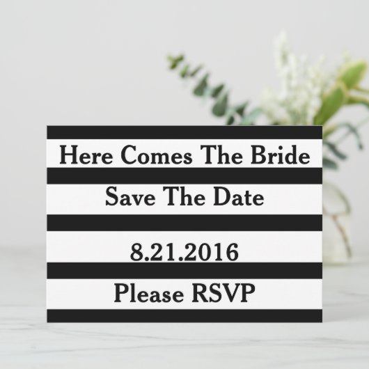 Invitation Invités RSVP et Options de Repas (Debout devant)