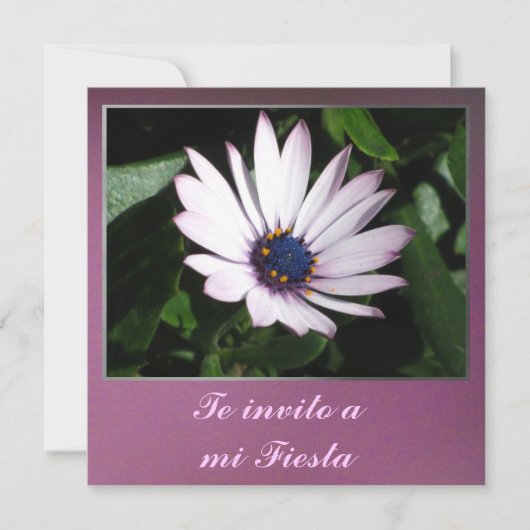 Invitation Invito d'Invitación - de Te une fiesta de MI - (Devant)