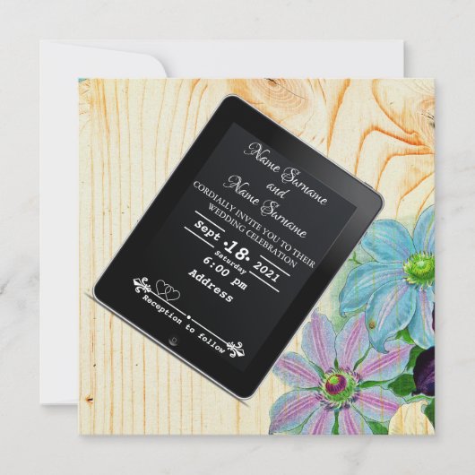 Invitation Ipad (Devant)