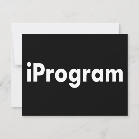 Invitation iProgramme (Devant)