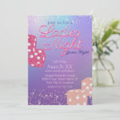 Invitation Iridescendre Ladies Night Jight Dice (Debout devant)