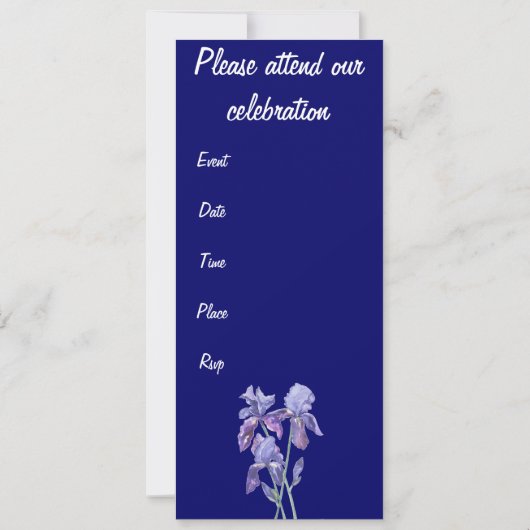 Invitation Iris (Dos)