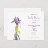 Invitation Iris 2 (Devant / Derrière)